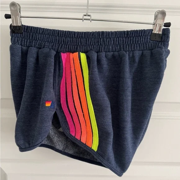 Aviator Nation 5 Stripe Jogger Shorts - Picture 3 of 17